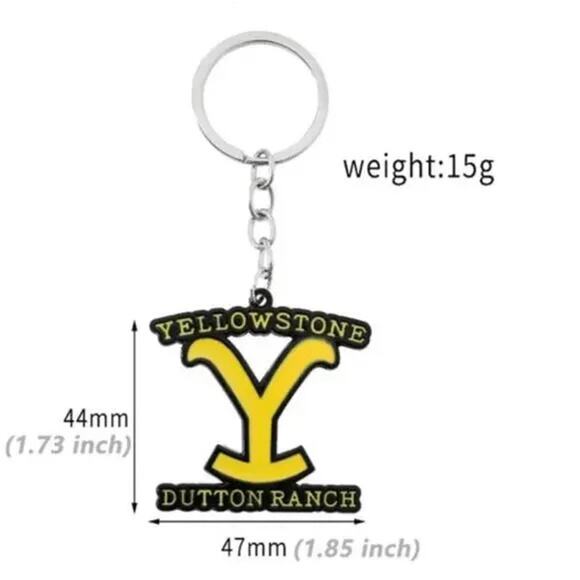 Dutton Ranch John Dutton Yellowstone Keychain - Picture 2 of 3